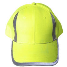 High Visibility Hat with Reflective Panels